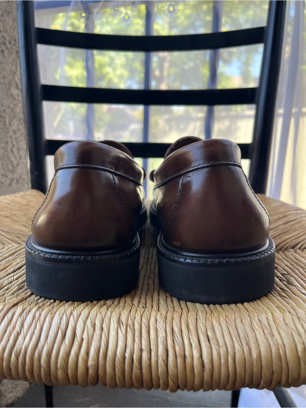 G.H. Bass & Co. Brown Leather Penny Loafers - Picture 3 of 7